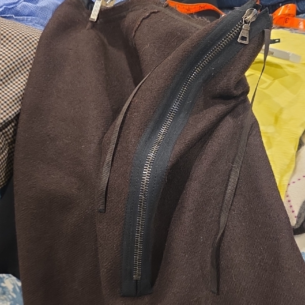 Prada Dark Brown A-Line Skirt - Picture 5 of 5
